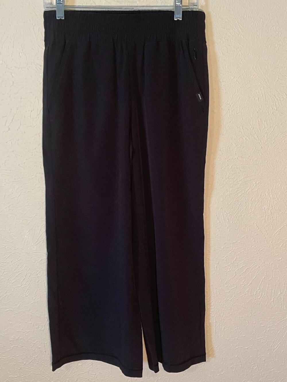 Prana Black Wide Leg Pant, Size Small